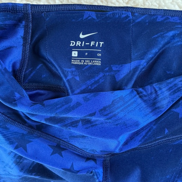 Nike Blue Star Pattern Leggings - Picture 3 of 4